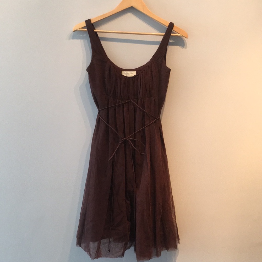 Anthropologie Moulinette Soeurs brown dress